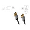 LogiLink Kabel DisplayPort 4K/60 Hz,DP/M do DP/M aluminiowy 1m